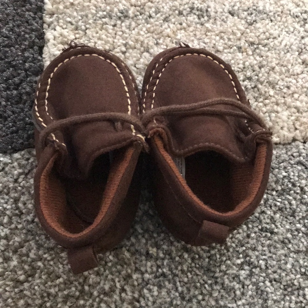 Faux suede boot